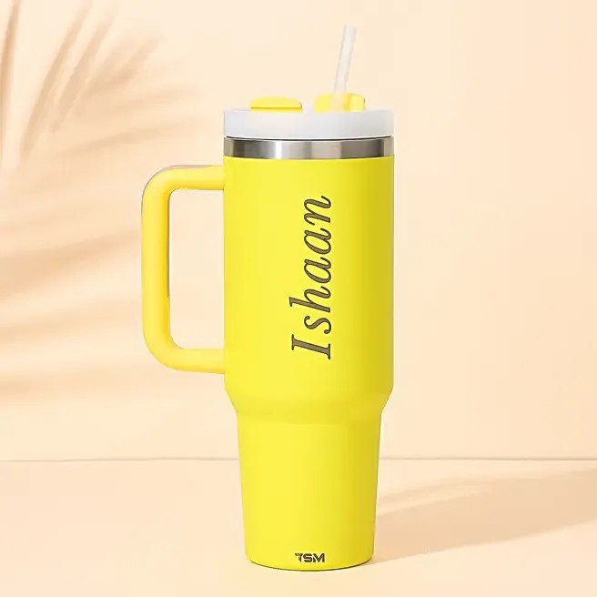 Jumboo Personalised Tumbler Yellow