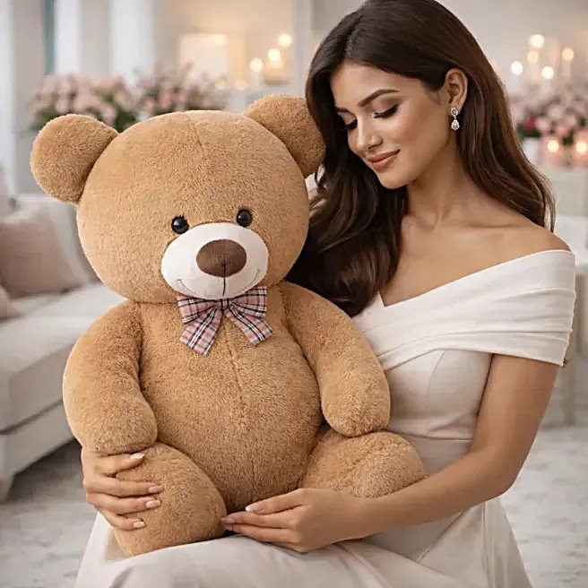 Cuddle Me Valentine Teddy Bear
