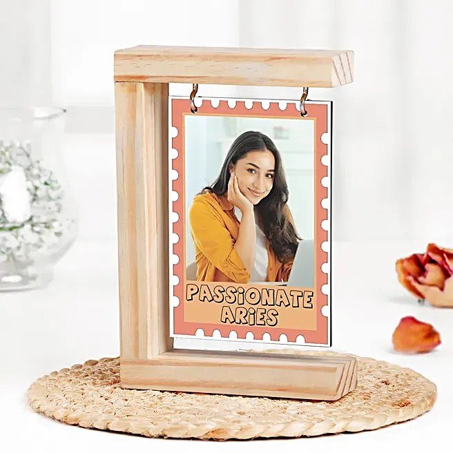 Personalised Aries Passion Gift Photo Frame
