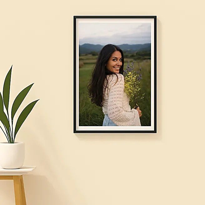 Personalised Midnight Edge Photo Frame