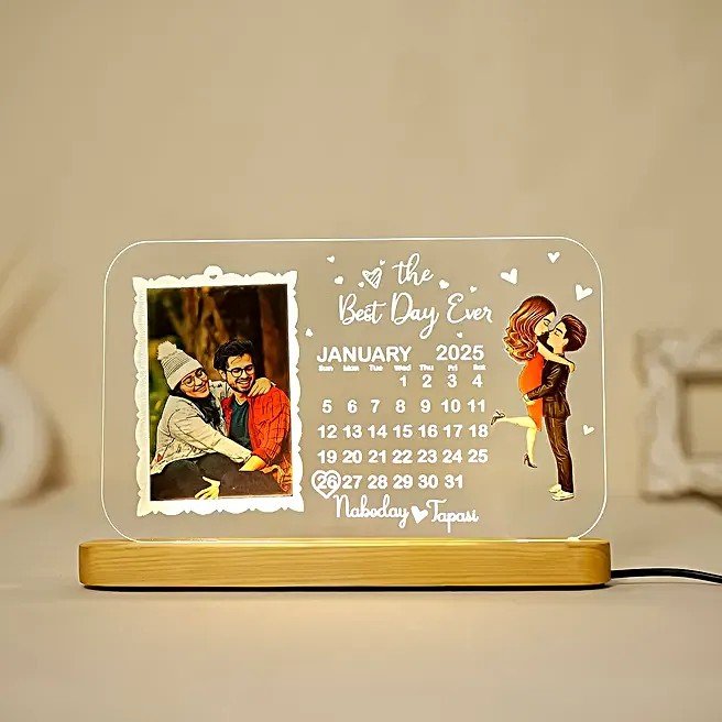 The Best Day Ever LED Lamp