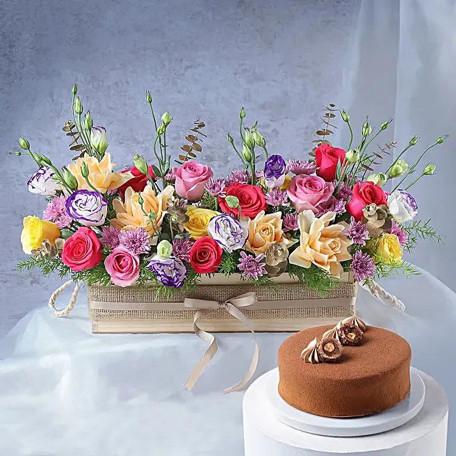 A Crate of Sweet Blooms